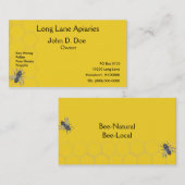 visitekaartje - Apiary - Bijenteelt (Voorkant / Achterkant)