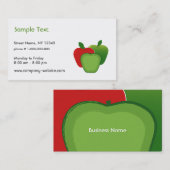 Visitekaartje appelen (Voorkant / Achterkant)