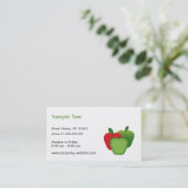 Visitekaartje appelen (Staand voorkant)