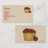 Visitekaartje Apple Basket (Voorkant / Achterkant)