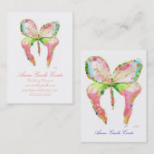 Visitekaartje april vlinder (Voorkant / Achterkant)