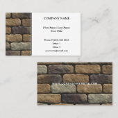 Visitekaartje architect (Voorkant / Achterkant)