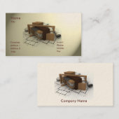 Visitekaartje architect (Voorkant / Achterkant)