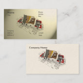 Visitekaartje architect (Voorkant / Achterkant)