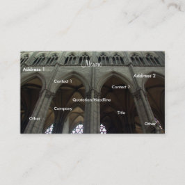 Visitekaartje architect -