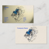 Visitekaartje architect (Voorkant / Achterkant)