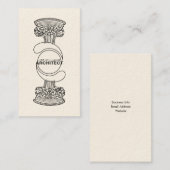 Visitekaartje architect (Voorkant / Achterkant)