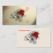 Visitekaartje architect (Voorkant / Achterkant)