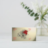 Visitekaartje architect (Staand voorkant)