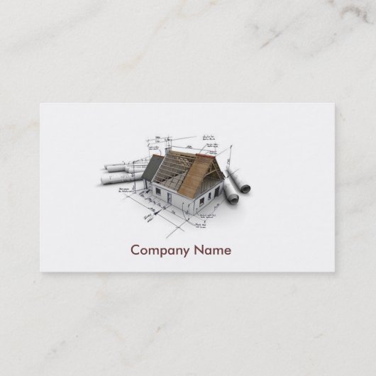 Visitekaartje architect (Achterkant)