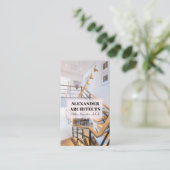 Visitekaartje architect (Staand voorkant)