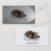 Visitekaartje architect (Voorkant / Achterkant)