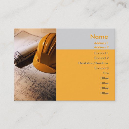 Visitekaartje architect (Voorkant)