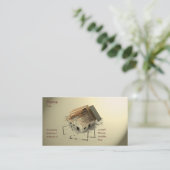 Visitekaartje architect (Staand voorkant)