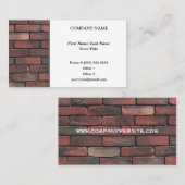 Visitekaartje architect (Voorkant / Achterkant)