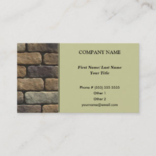 Visitekaartje architect