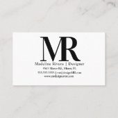 Visitekaartje Architecture Floor Plan Designer (Achterkant)