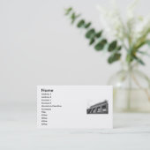 Visitekaartje Architectuurgegevens (Staand voorkant)