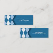 Visitekaartje Argyle Skinny (Voorkant / Achterkant)