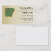 Visitekaartje Arkansas Map (Voorkant / Achterkant)