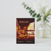 Visitekaartje Art Deco (Staand voorkant)