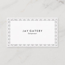  Visitekaartje | Art Deco-ontwerp