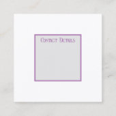 Visitekaartje ART&DESIGN STIJL (Achterkant)