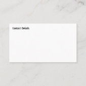 VISITEKAARTJE ART&DESIGN STIJL (Achterkant)