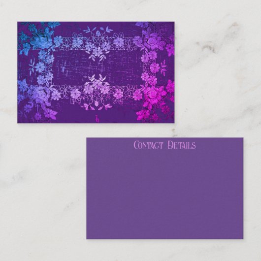 Visitekaartje ART&DESIGN STIJL (Voorkant / Achterkant)