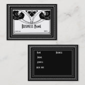 Visitekaartje Art Nouveau Deco Elegant (Voorkant / Achterkant)