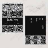 Visitekaartje Art Nouveau Deco Elegant (Voorkant / Achterkant)