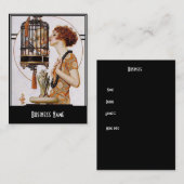 Visitekaartje Art Nouveau Deco Elegant (Voorkant / Achterkant)