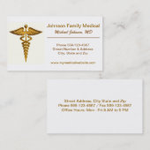 Visitekaartje arts/arts (Voorkant / Achterkant)