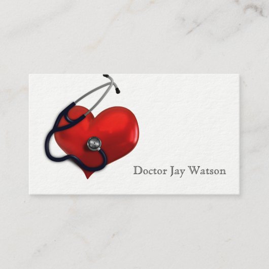 Visitekaartje artsen (Voorkant)