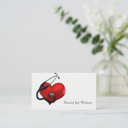 Visitekaartje artsen (Staand voorkant)