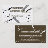 visitekaartje - ATV 4 Wheeler Adventures Mud Tire (Voorkant / Achterkant)