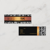 Visitekaartje Australisch Wild Gold Zwart Wit (Voorkant / Achterkant)