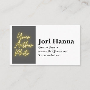 Visitekaartje auteur