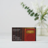 Visitekaartje Auteur/uitgever (Staand voorkant)