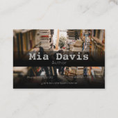 Visitekaartje Auteursboeken (Achterkant)