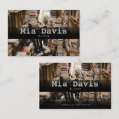 Visitekaartje Auteursboeken (Voorkant / Achterkant)