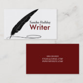 VISITEKAARTJE AUTHORS & WRITERS (Voorkant / Achterkant)