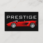 Visitekaartje automobielindustrie (Achterkant)