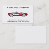 Visitekaartje: Auto's / Automobiel Visitekaartje (Voorkant / Achterkant)