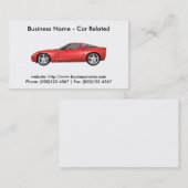Visitekaartje: Auto's / Automobiel Visitekaartje (Voorkant / Achterkant)