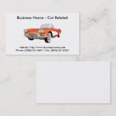 Visitekaartje: Auto's / Automobiel Visitekaartje (Voorkant / Achterkant)