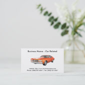 Visitekaartje: Auto's/auto's Visitekaartje (Staand voorkant)