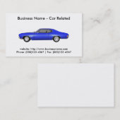 Visitekaartje: Auto's/auto's Visitekaartje (Voorkant / Achterkant)