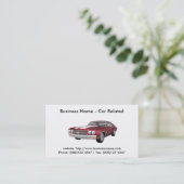 Visitekaartje: Auto's/auto's Visitekaartje (Staand voorkant)
