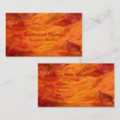 visitekaartje "Autumn Leaves" (Voorkant / Achterkant)